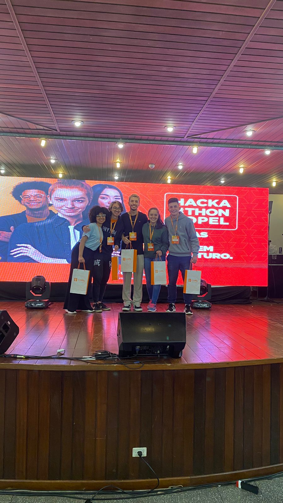 Finalistas no Hackaton da Copel